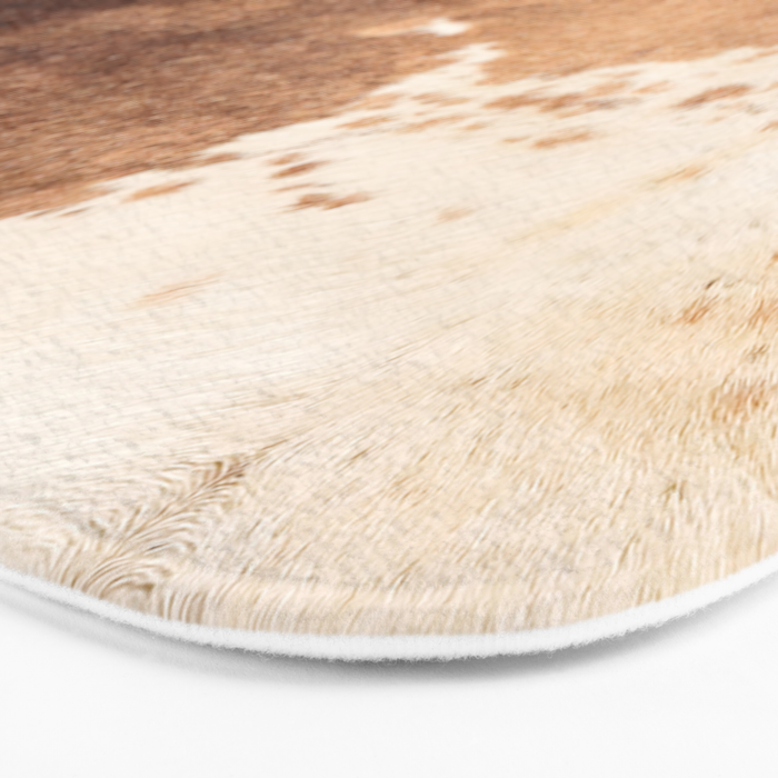 Faux Cowhide Leather [ii.2021] Bath Mat Gallery Image 3