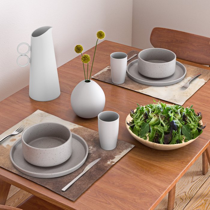 Faux Cowhide Leather [ii.2021] Placemat Gallery Image 2