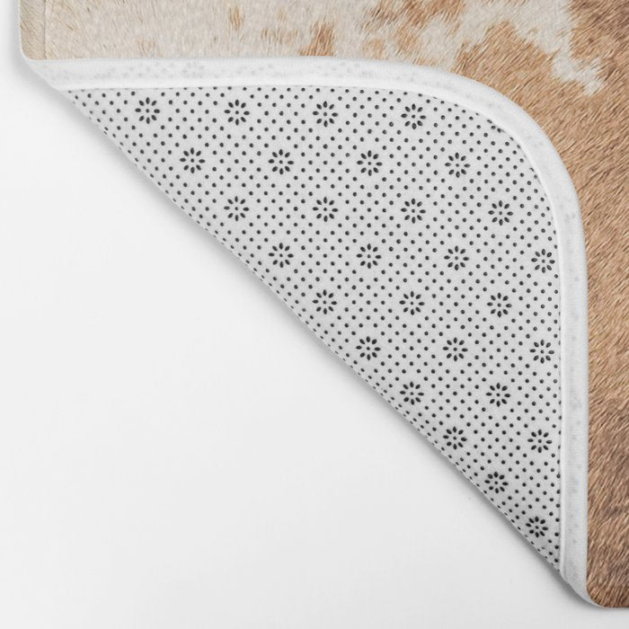 Faux Cowhide Leather [ii.2021] Bath Mat Gallery Image 2