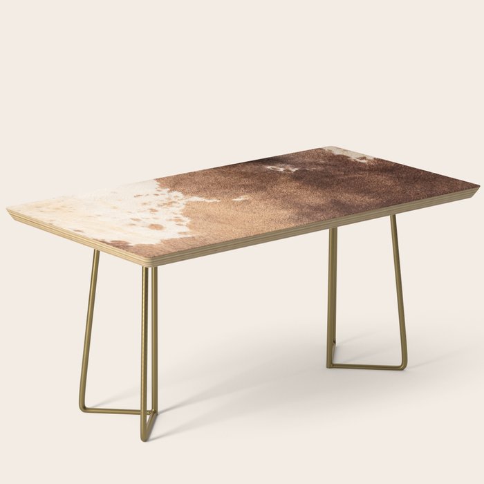 Faux Cowhide Leather [ii.2021] Coffee Table Gallery Image 2