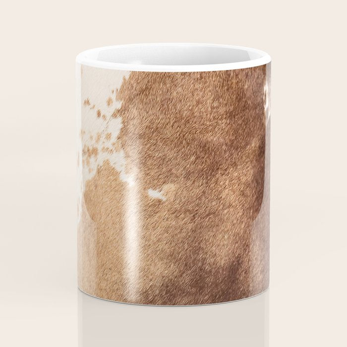 Faux Cowhide Leather [ii.2021] Coffee Mug Gallery Image 4