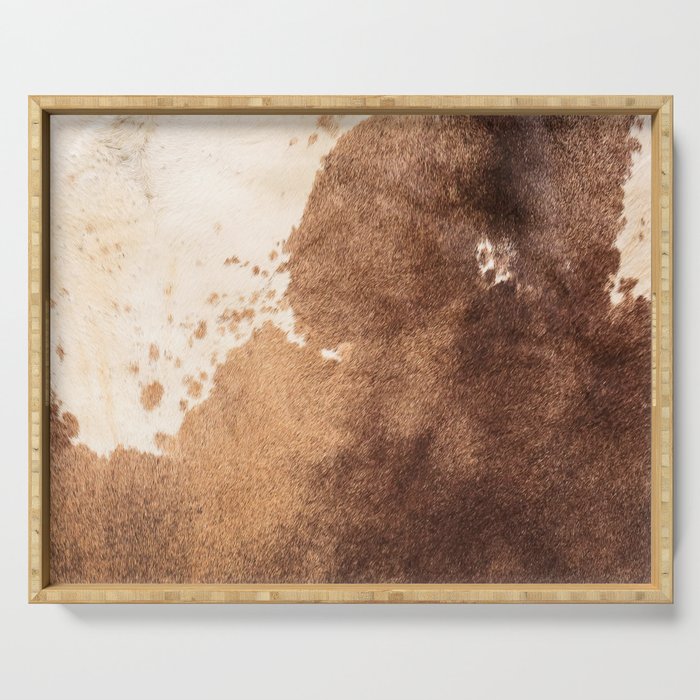 Faux Cowhide Leather [ii.2021] Serving Tray Gallery Image 1