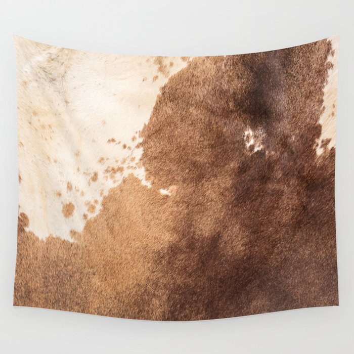 Faux Cowhide Leather [ii.2021] Wall Tapestry Gallery Image 1
