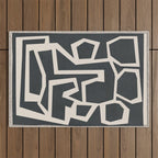 Fragmented Paths 1 Outdoor Rug Gallery Image 1