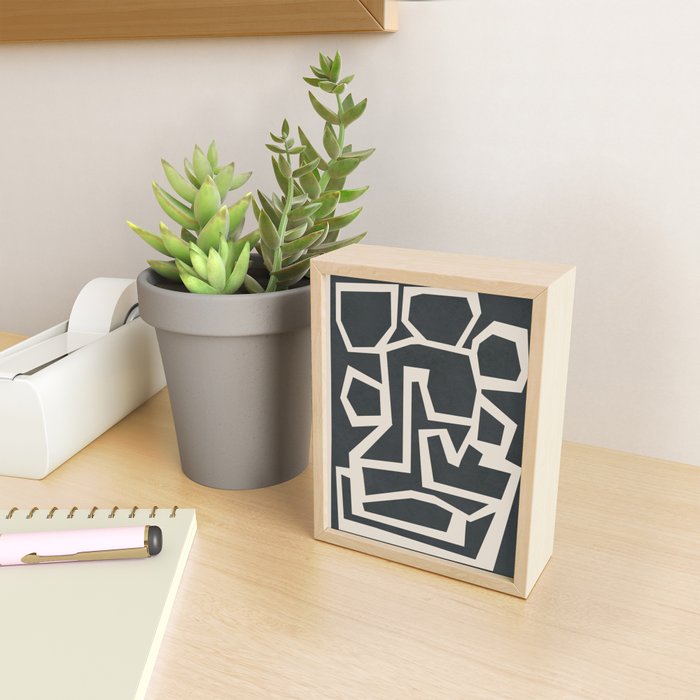 Fragmented Paths 1 Mini Art Print Gallery Image 2