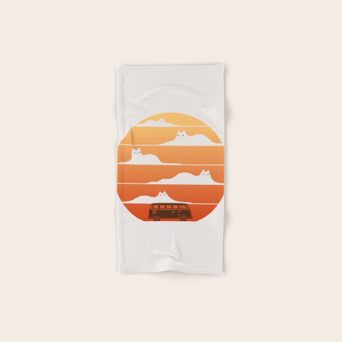 Cat Landscape 106 Bath Towel Gallery Image 1