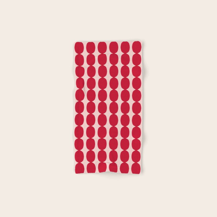 Cherry and Strawberry Cream Puff Bubble Chain Bath Towel Gallery Image 1