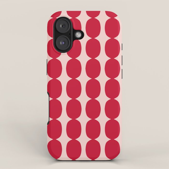 Cherry and Strawberry Cream Puff Bubble Chain iPhone Case Gallery Image 1