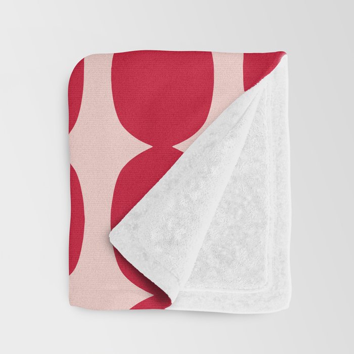 Cherry and Strawberry Cream Puff Bubble Chain Throw Blanket Gallery Image 3