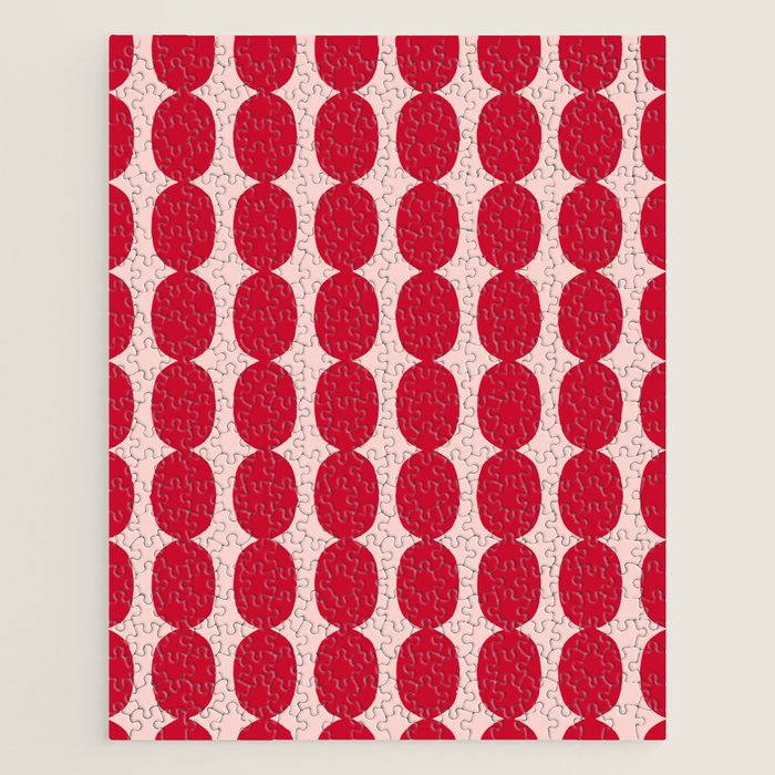 Cherry and Strawberry Cream Puff Bubble Chain Jigsaw Puzzle Gallery Image 1