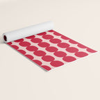 Cherry and Strawberry Cream Puff Bubble Chain Yoga Mat Gallery Image 2