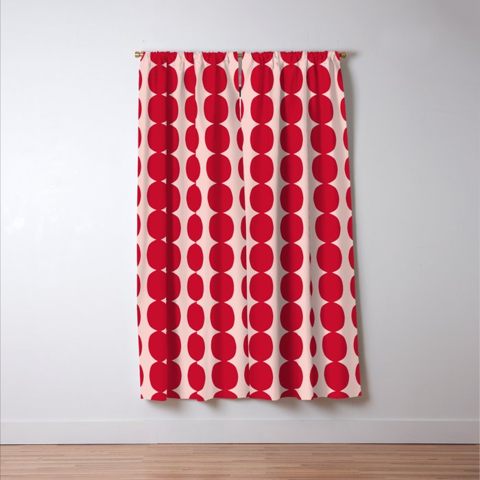 Cherry and Strawberry Cream Puff Bubble Chain Window Curtain Gallery Image 3