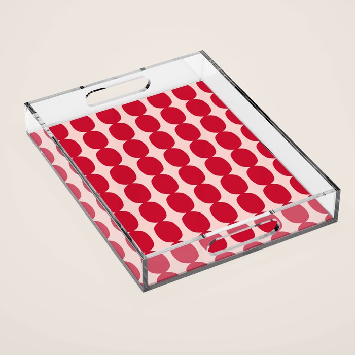 Cherry and Strawberry Cream Puff Bubble Chain Acrylic Tray Gallery Image 1