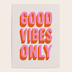 Good Vibes Only (Pink Orange) Poster Gallery Image 4