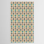 Vintage Skiwear Tablecloth Gallery Image 2