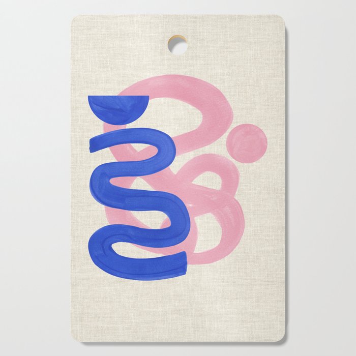 Pink Bloop Cutting Board Gallery Image 1