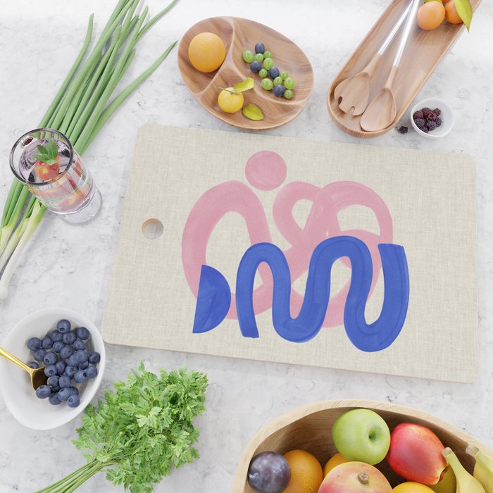 Pink Bloop Cutting Board Gallery Image 2