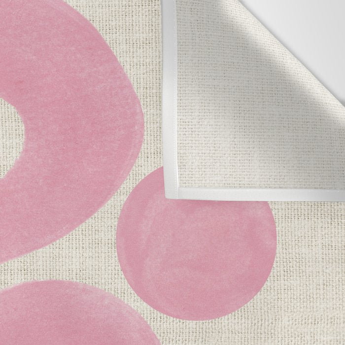 Pink Bloop Wall Tapestry Gallery Image 3