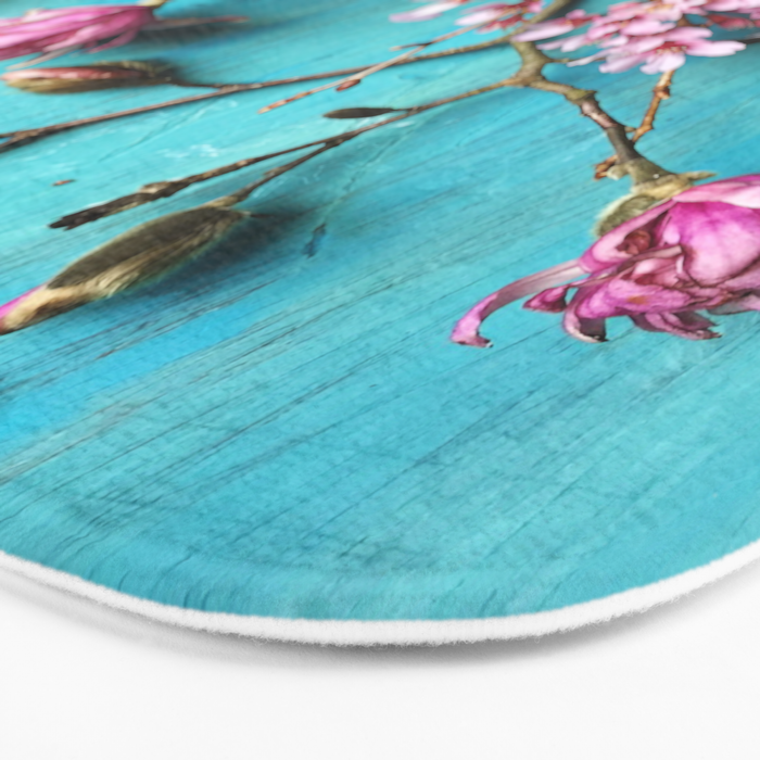 Flowers of Spring - colorful floral still life photograph Bath Mat Gallery Image 3