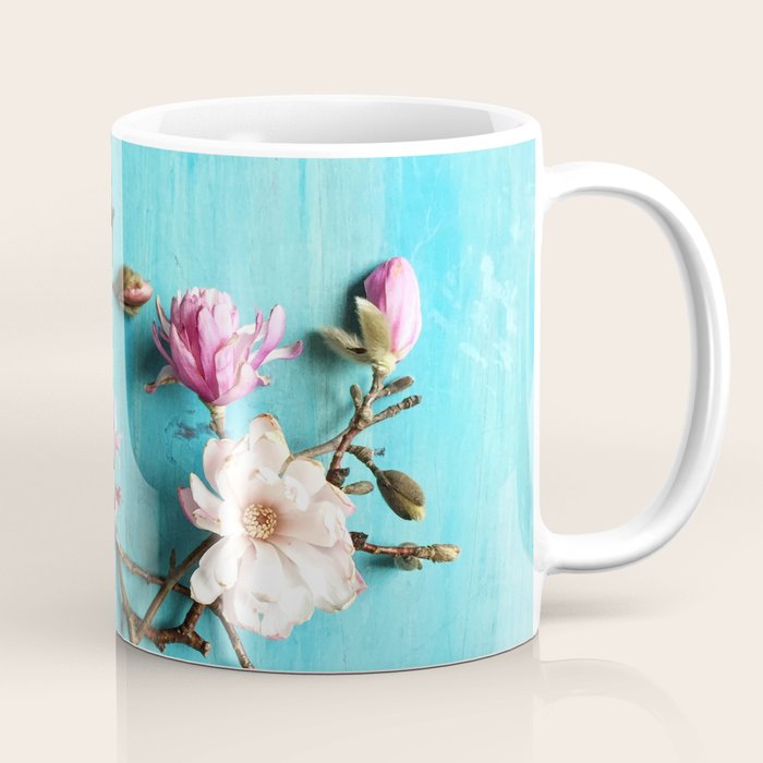 Flowers of Spring - colorful floral still life photograph Coffee Mug Gallery Image 1