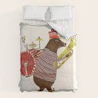 one bear band Duvet Cover Gallery Image 6
