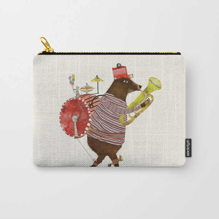 one bear band Carry All Pouch Gallery Image 1