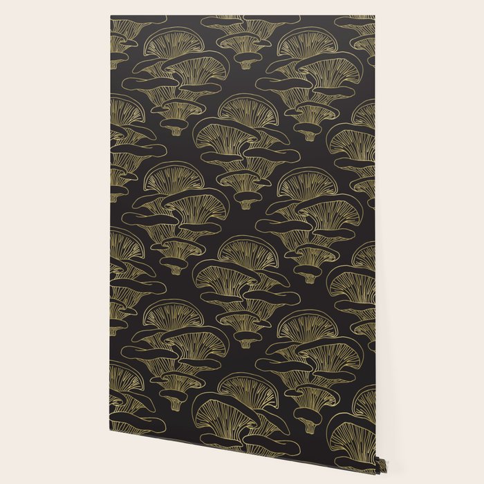 Gilded Oyster Mushroom Wallpaper Gallery Image 2