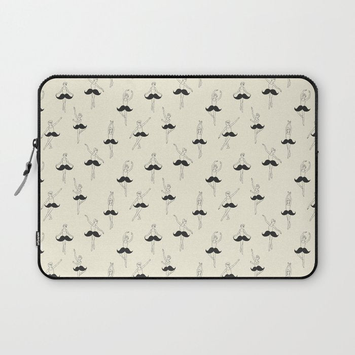 The Ballet of Mustache Laptop Sleeve Gallery Image 1
