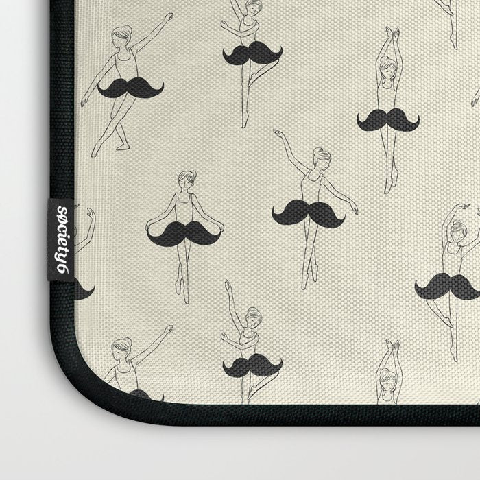 The Ballet of Mustache Laptop Sleeve Gallery Image 3
