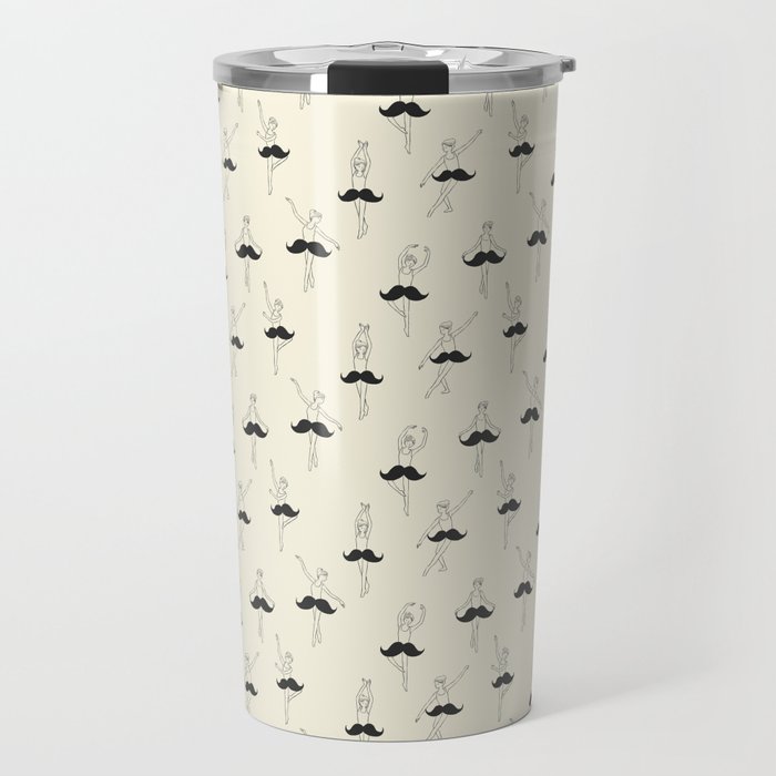 The Ballet of Mustache Travel Mug Gallery Image 1