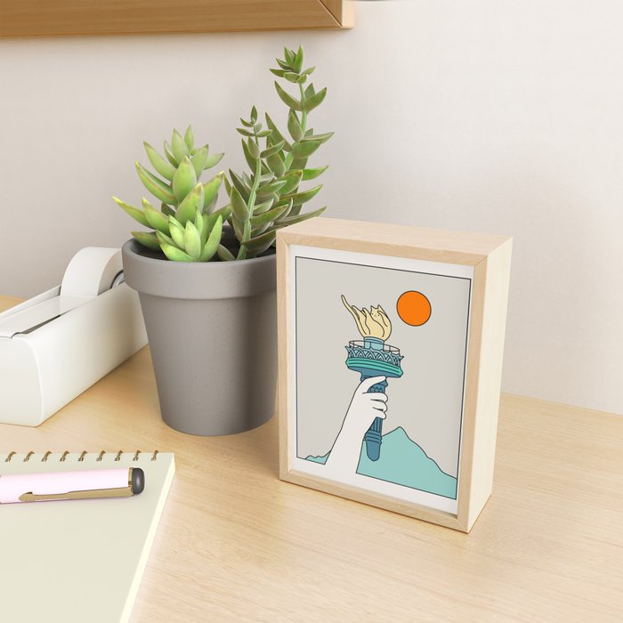 Cat Landscape 22 Mini Art Print Gallery Image 2