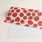 Red strawberries pattern Wrapping Paper Gallery Image 2