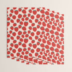 Red strawberries pattern Wrapping Paper Gallery Image 3
