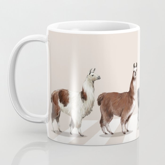 Llama The Abbey Road #2 Coffee Mug Gallery Image 3
