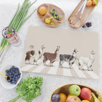 Llama The Abbey Road #2 Cutting Board Gallery Image 2