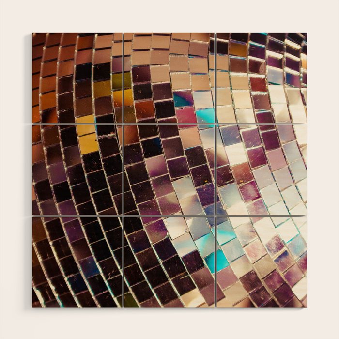 Disco Luxe Wood Wall Art Gallery Image 1