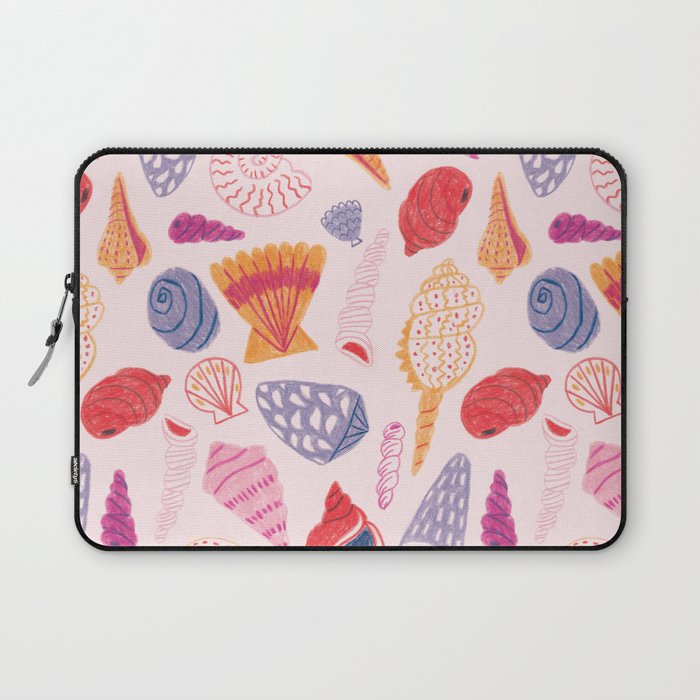 Tropical Seashells Laptop Sleeve Gallery Image 1