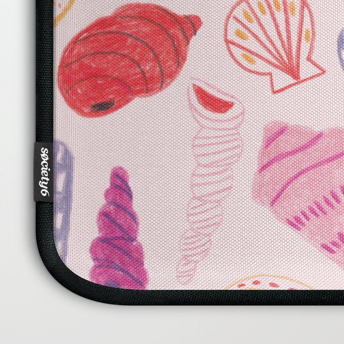 Tropical Seashells Laptop Sleeve Gallery Image 3