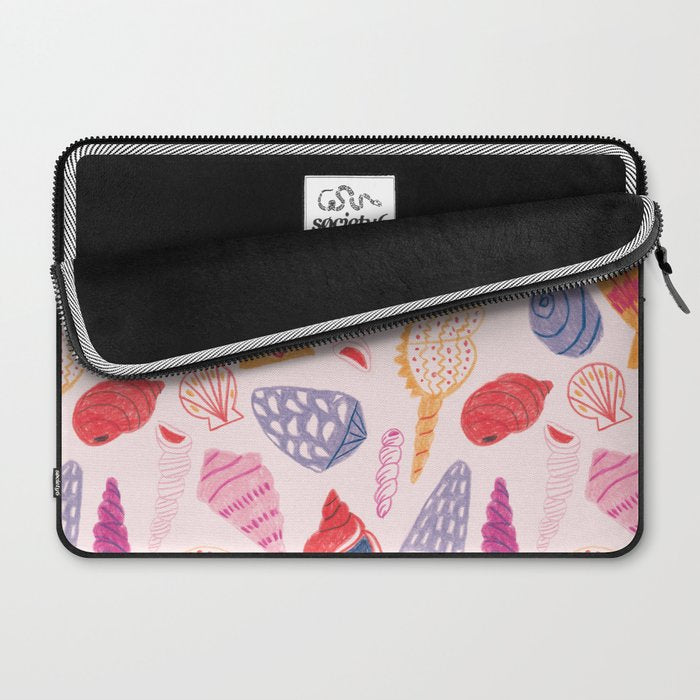 Tropical Seashells Laptop Sleeve Gallery Image 2