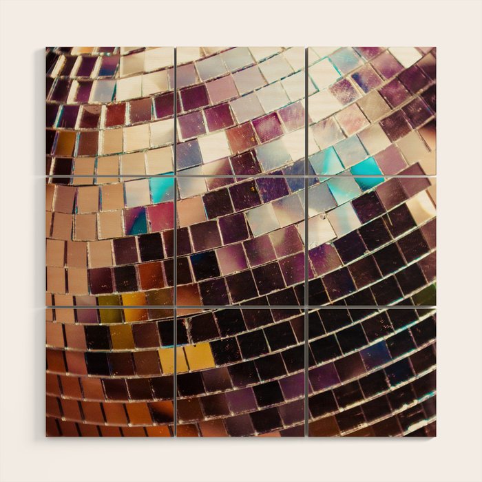 Disco Luxe Wood Wall Art Gallery Image 1