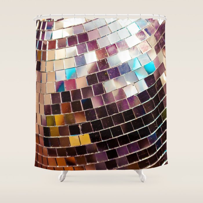 Disco Luxe Shower Curtain Gallery Image 1