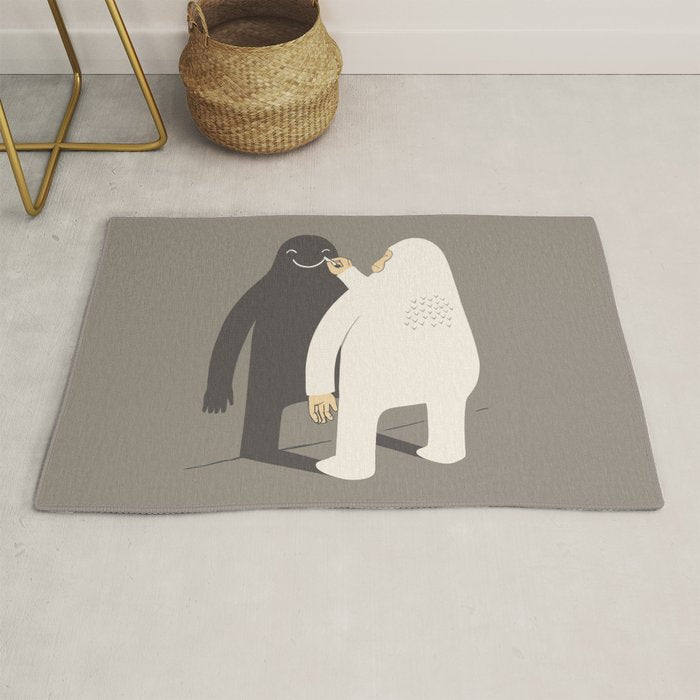 Smile my shadow Rug Gallery Image 1