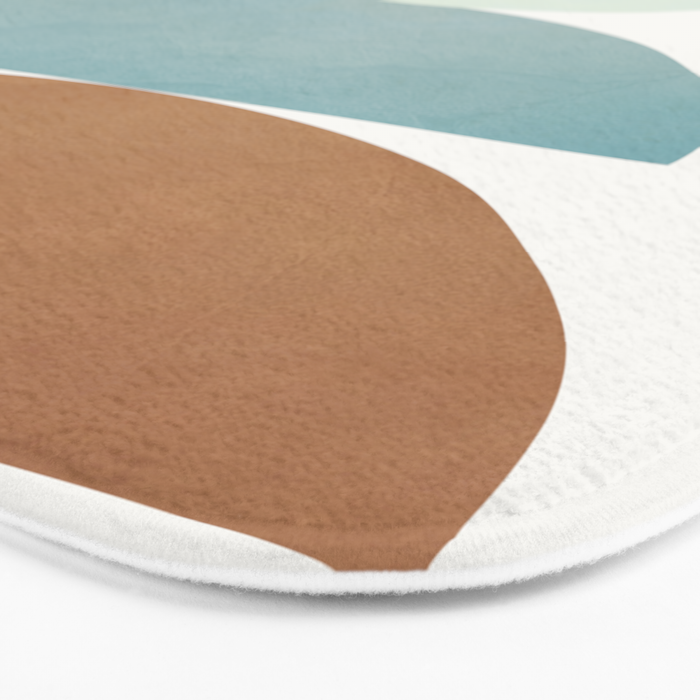 Soft Abstract Shapes 06 Bath Mat Gallery Image 3