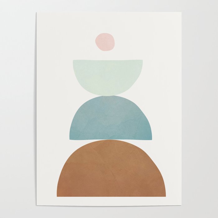 Soft Abstract Shapes 06 Poster Gallery Image 1