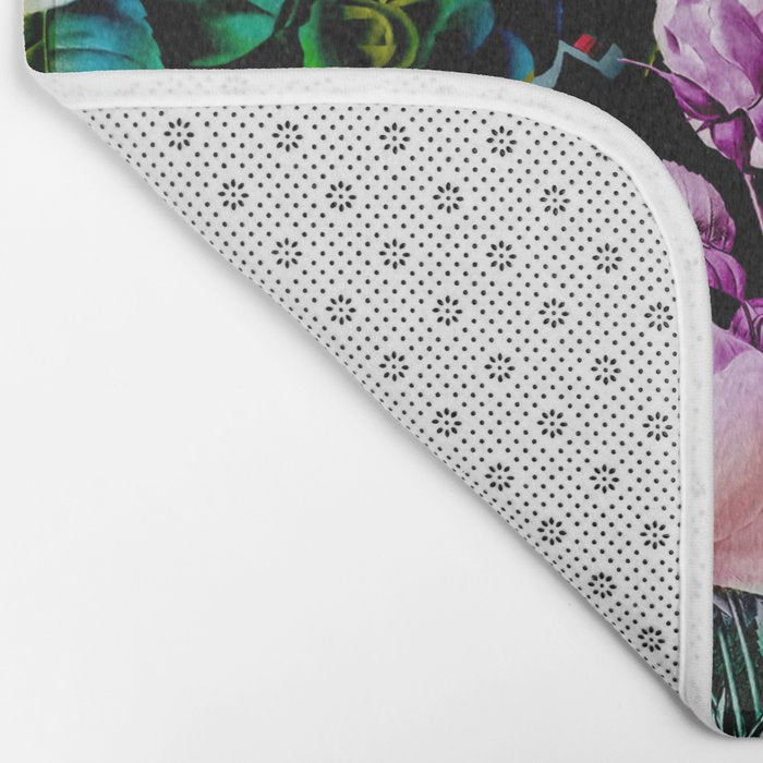 Multicolor Floral Pattern Bath Mat Gallery Image 2