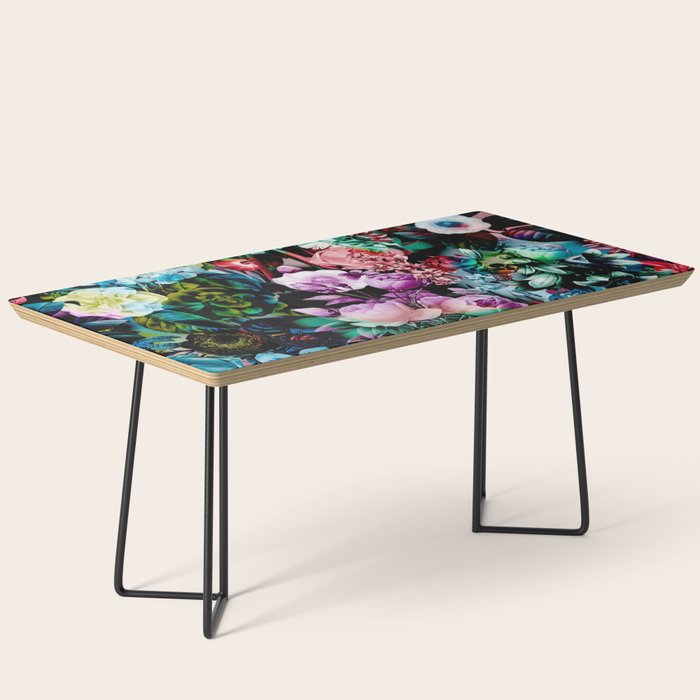 Multicolor Floral Pattern Coffee Table Gallery Image 1