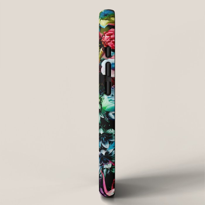 Multicolor Floral Pattern iPhone Case Gallery Image 2
