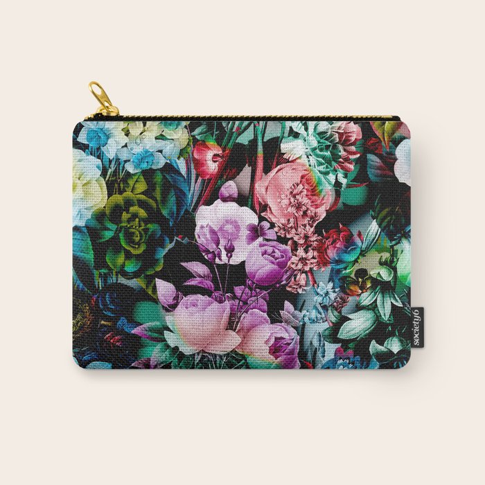 Multicolor Floral Pattern Carry All Pouch Gallery Image 1