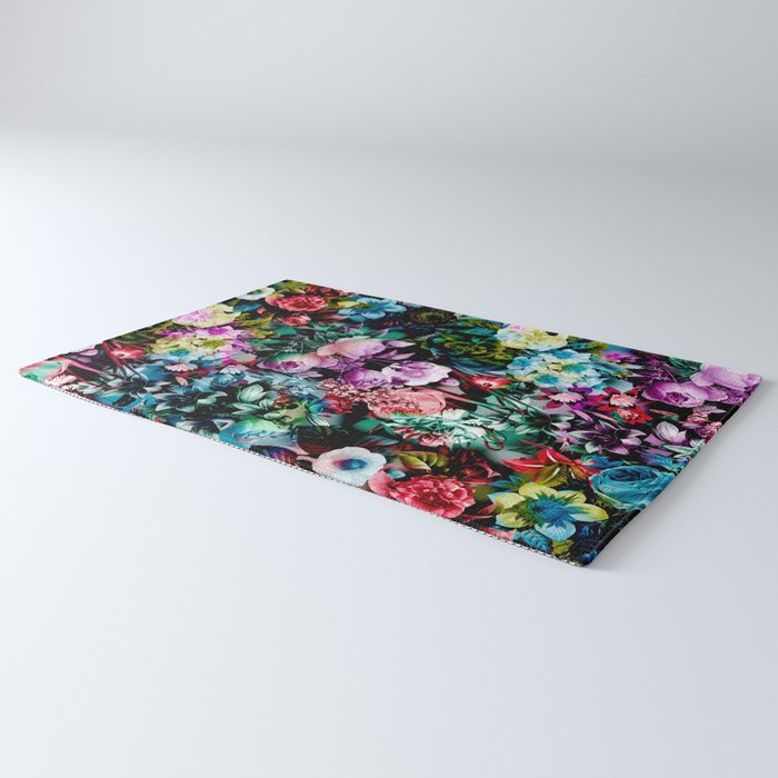 Multicolor Floral Pattern Rug Gallery Image 3
