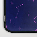 Pink and dark blue mystical starry night Laptop Sleeve Gallery Image 3